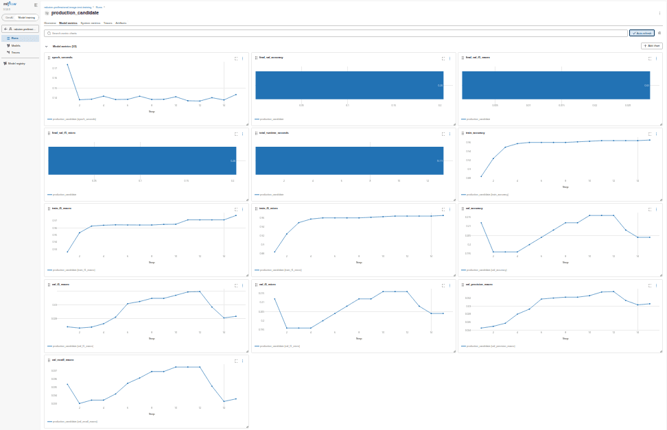 Single Run Metrics