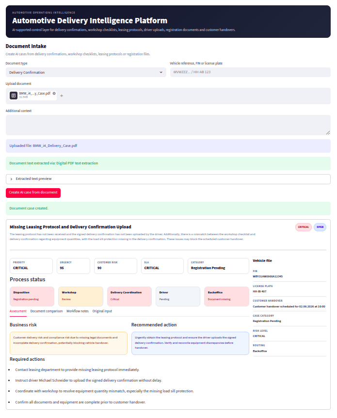Document Intake & OCR